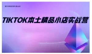 TikTok本土精品小店出海实战营，从入门到高阶，不止0-1!-KF云创