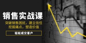 销售实战课，突破销售困扰，建立信任，挖掘痛点，塑造价值，轻松成交客户-KF云创