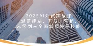 2025AI外贸实战课：涵盖建站、开发、营销, 从零到三全面掌握外贸技能-KF云创