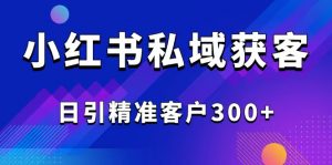 2025最新小红书平台引流获客截流自热玩法讲解，日引精准客户300+-KF云创