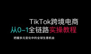TikTok跨境电商从0-1全链路全方位实操教程，把握多元变化中的全球生意机会-KF云创