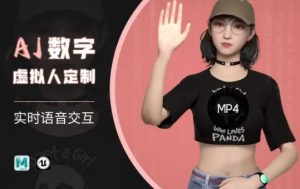 Ai数字人虚拟(智能体)实时语音交互特训营，​自行定制超写实角色AI数字人交互技术-KF云创