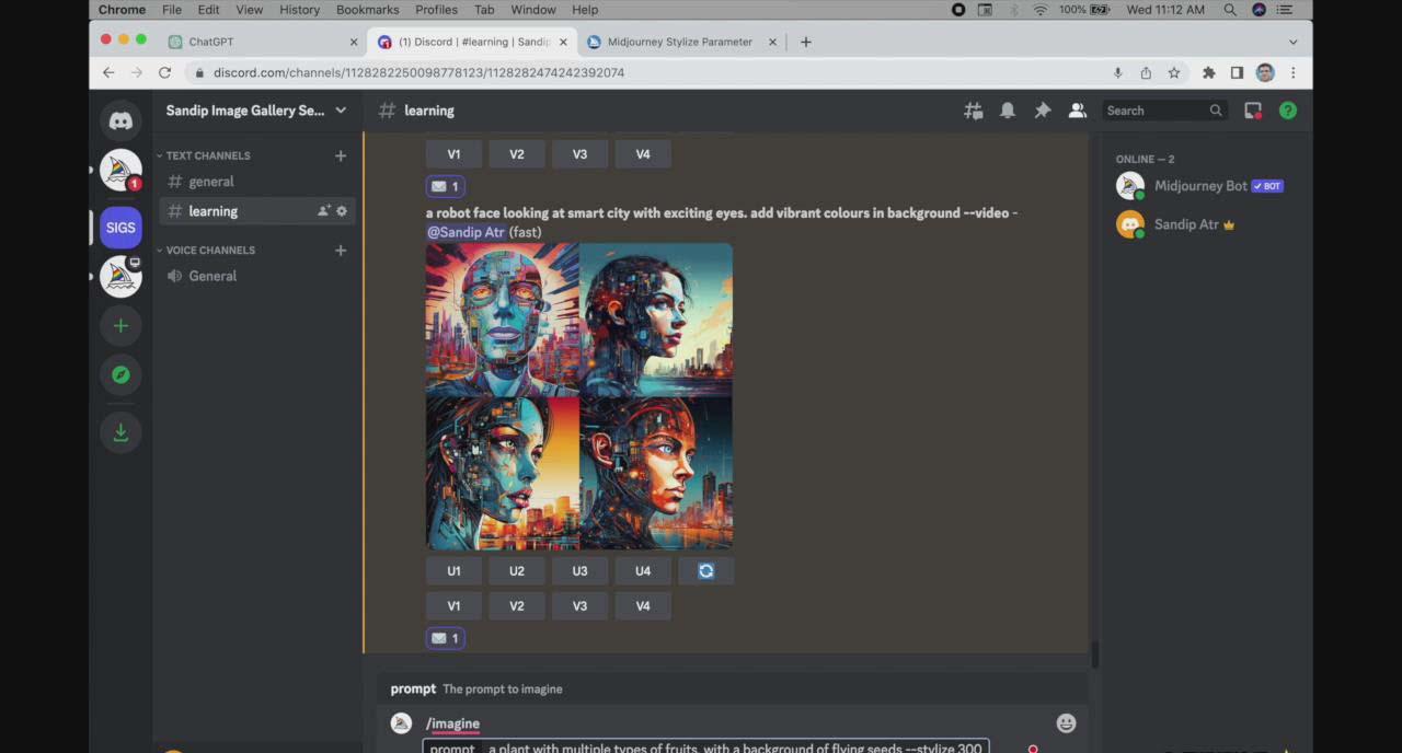 图片[2]-ChatGPT4 和 MidJourney AI 绘画聊天革命性指南教程-33节视频课-中英字幕-KF云创