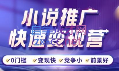 洲洲老师·小说推广快速变现营-KF云创