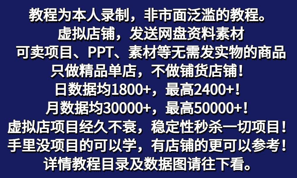 图片[2]-拼多多虚拟电商训练营月入50000+你也行，暴利稳定长久，副业首选-KF云创