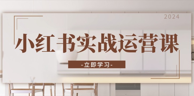 小红书实战运营课：从开通店铺到直播话术，打造爆款笔记与高效直播-KF云创