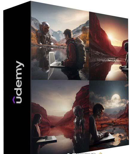 ChatGPT4 和 MidJourney AI 绘画聊天革命性指南教程-33节视频课-中英字幕-KF云创