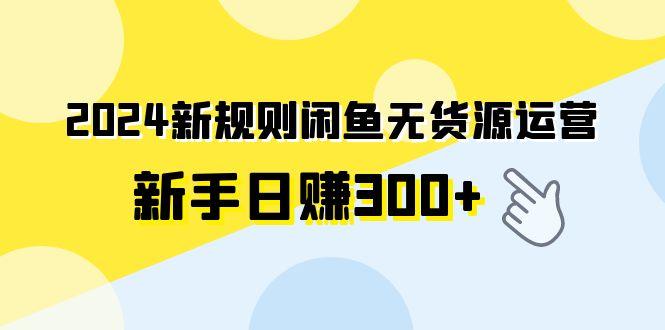 (9522期)2024新规则闲鱼无货源运营新手日赚300+-KF云创