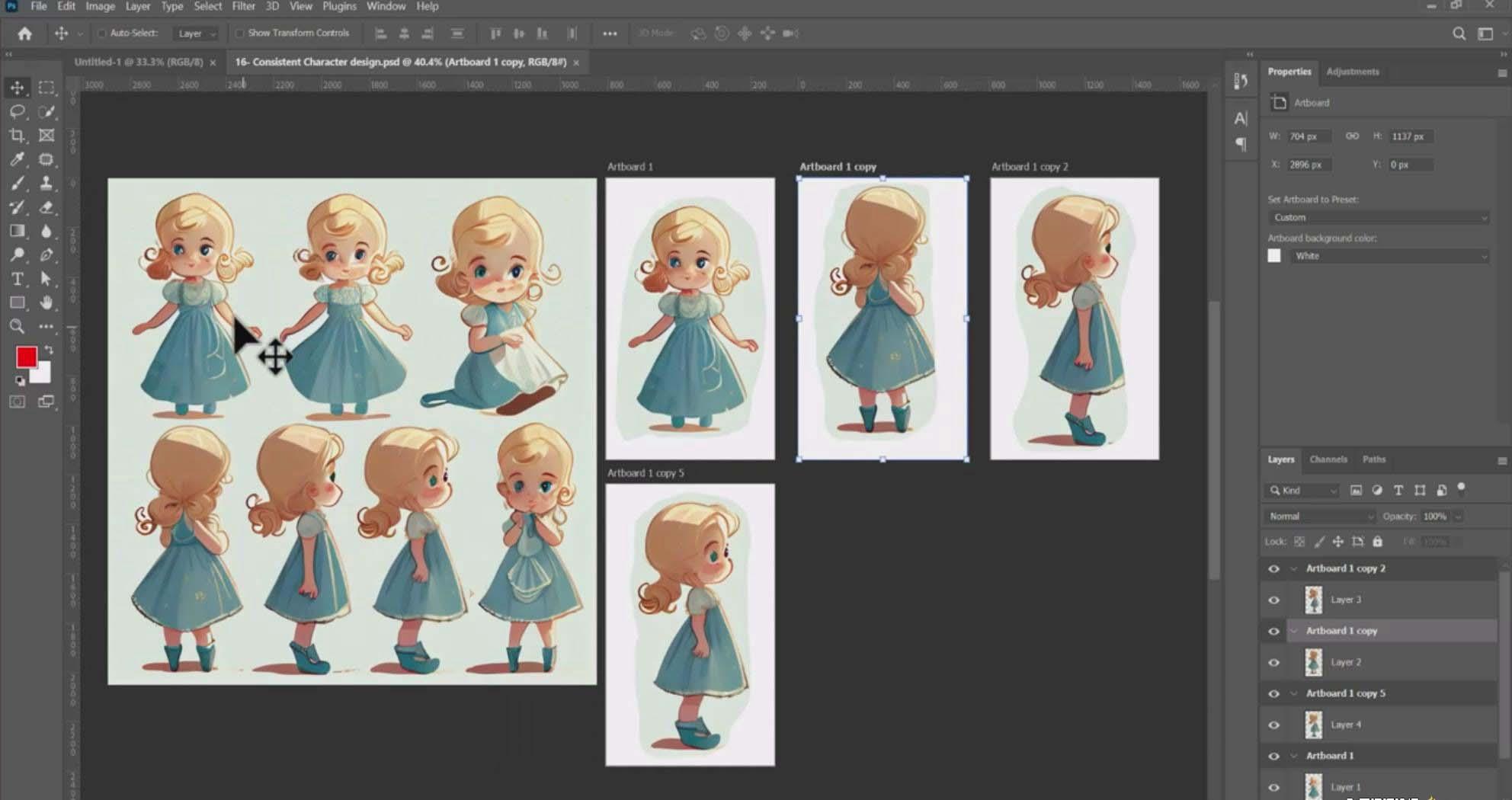 图片[7]-掌握 MidJourney V5 AI + ChatGPT创建一致的角色设计图像-22节课-中英字幕-KF云创