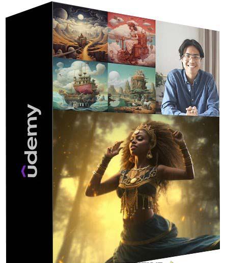 MidjourneyAI绘画艺术生成的大师级写作提示指南教程-8节视频课-中英字幕-KF云创