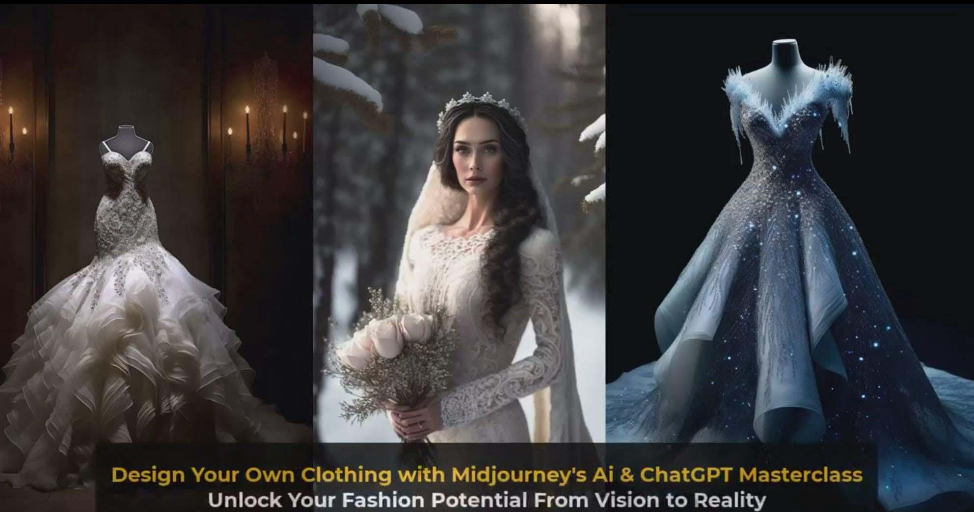 图片[7]-利用 Midjourneys Ai 人工智能设计自己的服装AI大师班-10节课-中英字幕-KF云创