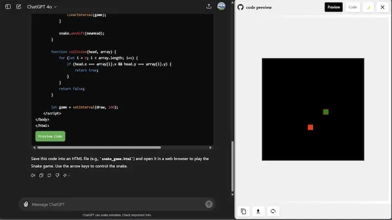 ChatGPT Code Preview｜AI编程预览工具-KF云创