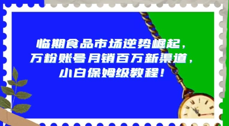 临期食品市场逆势崛起，万粉账号月销百万新渠道，小白保姆级教程【揭秘】-KF云创