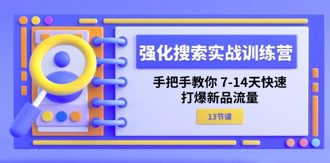强化 搜索实战训练营，手把手教你 7-14天快速-打爆新品流量(13节课-KF云创