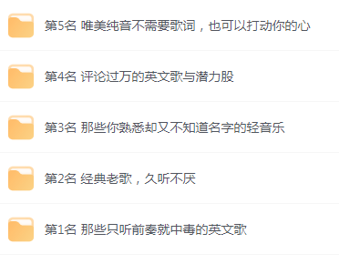 【无损音乐分享】网易云音乐收藏榜单前五名合集 精选好歌-KF云创