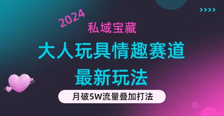 私域宝藏：大人玩具情趣赛道合规新玩法，零投入，私域超高流量成单率高-KF云创