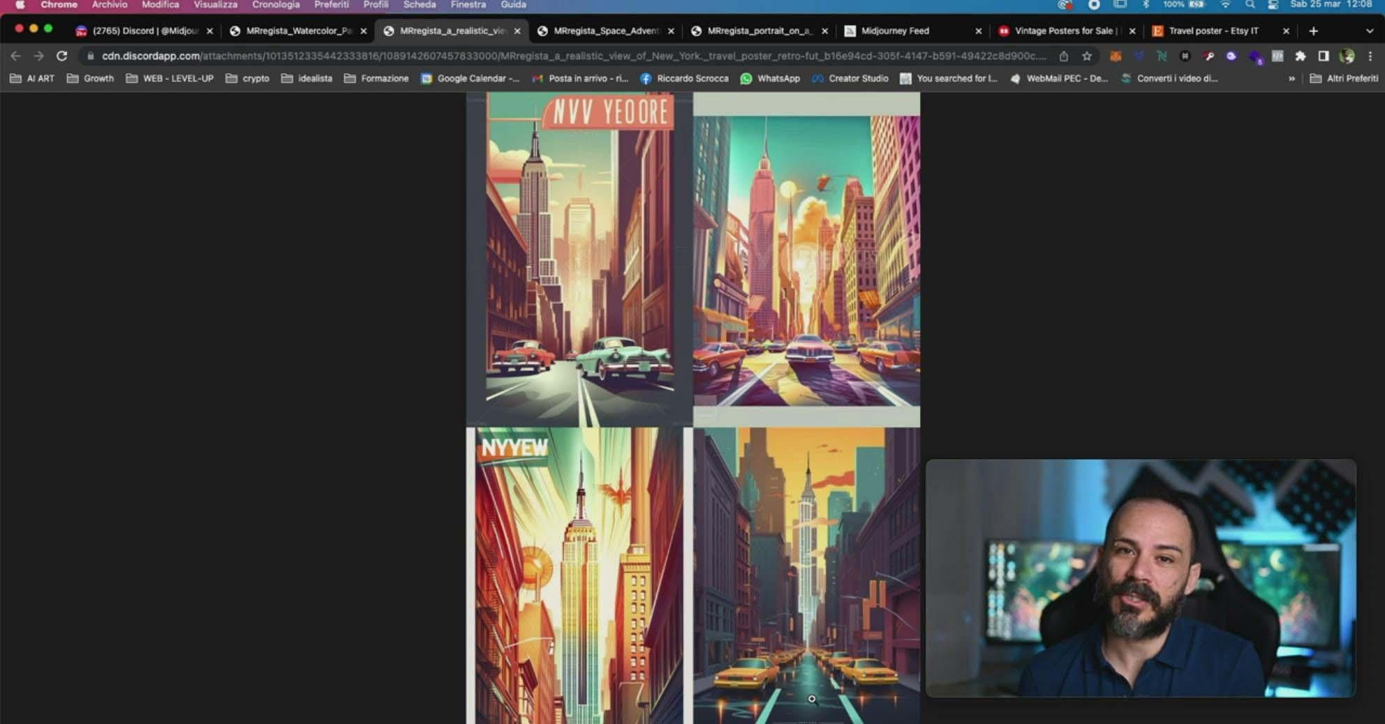 图片[10]-Midjourney AI人工智能创建和销售令人惊叹的海报教程-10节课-中英字幕-KF云创