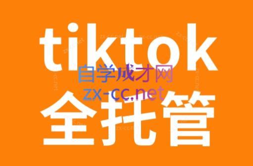 TikTok跨境电商全托管运营模式精品课-KF云创