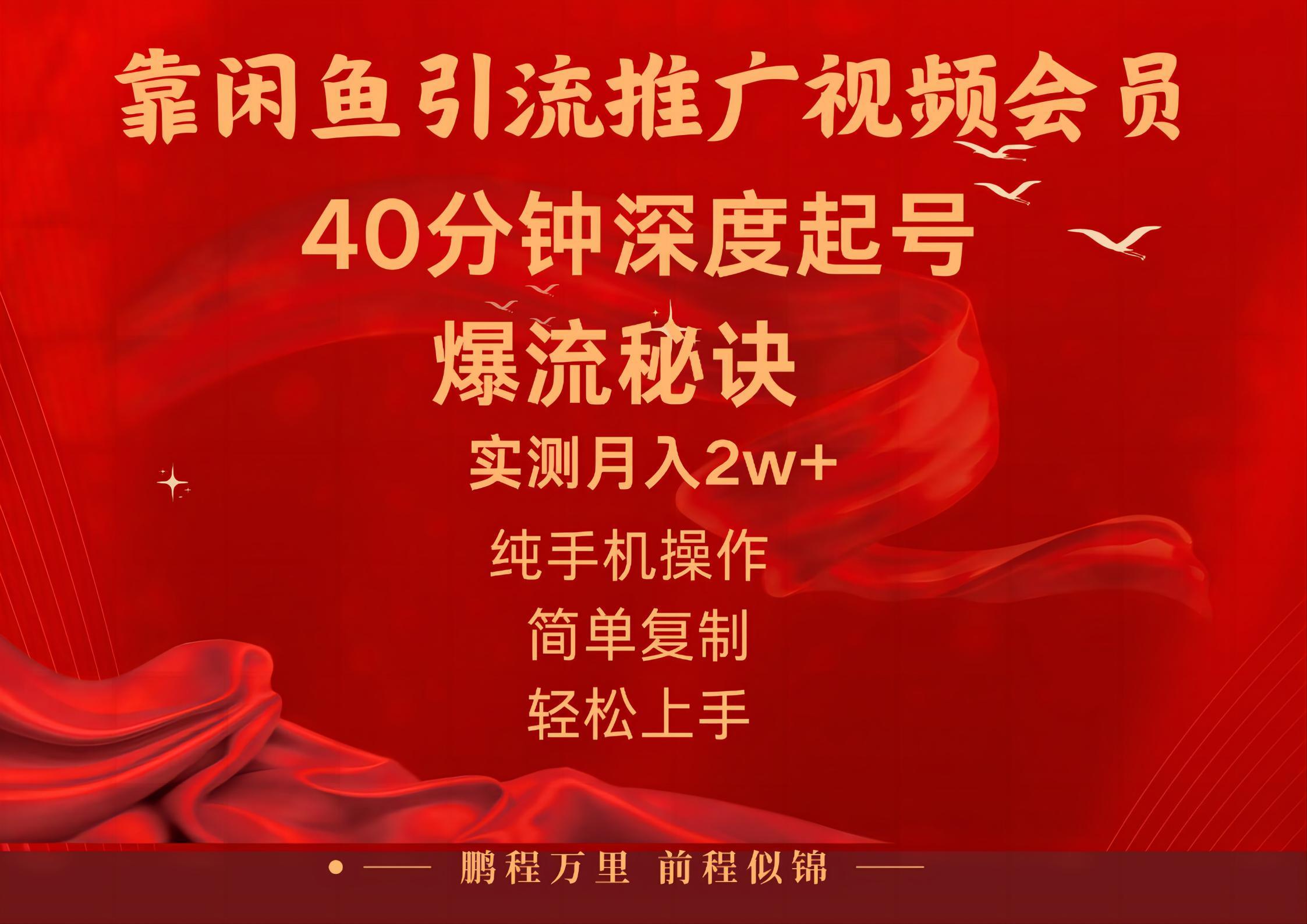 闲鱼暴力引流推广视频会员，能做到日入2W+，操作简单-KF云创