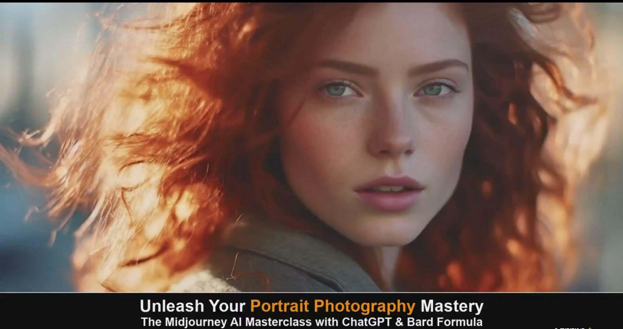 图片[2]-(9312期)Midjourney v5 ChatGPT 和 Bard AI人工智能人像摄影大师班-15节-中英字幕-KF云创