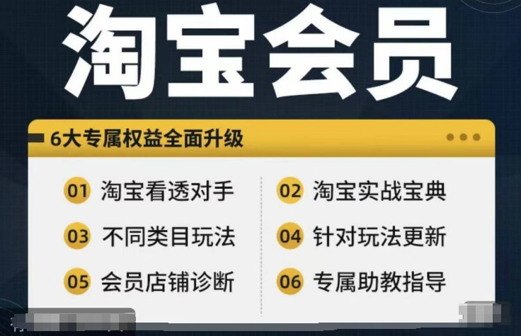 淘宝会员【淘宝所有课程，全面分析对手】，初级到高手全系实战宝典-KF云创