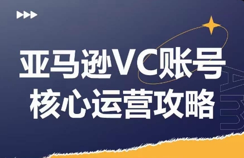 亚马逊VC账号核心玩法解析，实战经验拆解产品模块运营技巧，提升店铺GMV，有效提升运营利润-KF云创